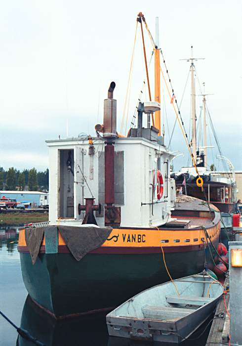 Gallant Girl , an interesting double-ender found at the boat basin.