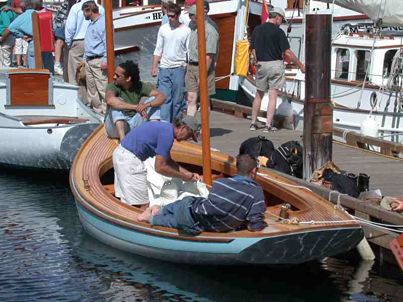 Wooden Lobster Boat