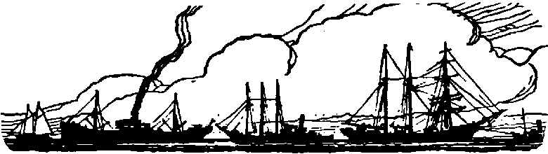 Ships in harbor